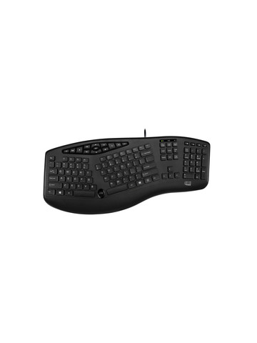 Adesso AKB-160UB 104-Key Wired TruForm Ergonomic Desktop Keyboard