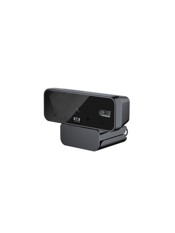 Adesso CyberTrack H6 4K Ultra HD USB Webcam with Built&#45;In Dual Microphone and Privacy Shutter