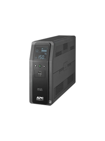 APC BR1500MS2 Back-UPS Pro 10-Outlet/2-USB 1,500-Volt-Ampere Battery Back-Up and Surge Protector