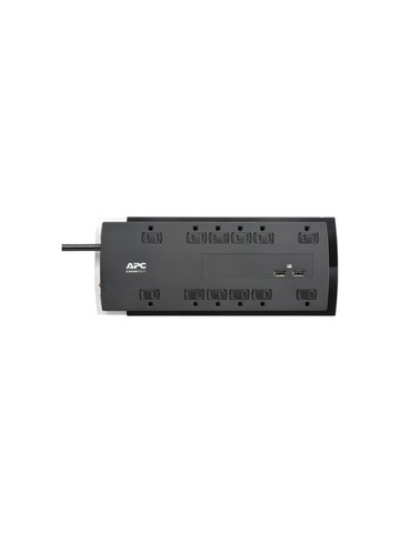 APC P12U2 12&#45;Outlet SurgeArrest Performance Series Surge Protector with 2 USB Ports 6ft Cord