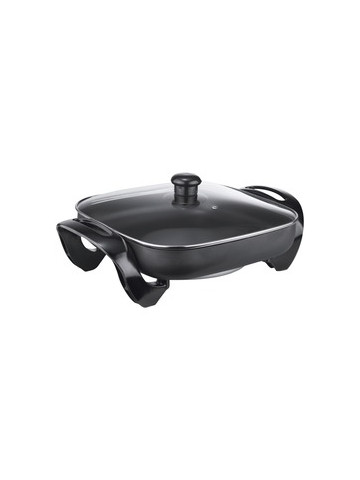 Brentwood Appliances SK&#45;65 Nonstick Electric Skillet with Glass Lid 1300W 12 inch