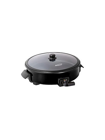 Brentwood Appliances SK&#45;67BK 12&#45;Inch Round Nonstick Electric Skillet with Vented Glass Lid
