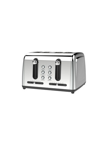 Brentwood Appliances TS&#45;446S Extra Wide Slot 4&#45;Slice Toaster