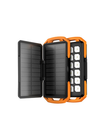 ToughTested TT&#45;PBW&#45;SB1 Dual&#45;Solar&#45;Panel Switchback 10&#44;000 mAh Power Bank