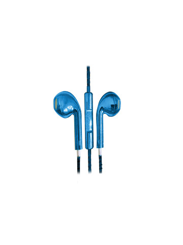 AT&T EBA01-BLU In-Ear Wired Stereo Earbuds with Microphone