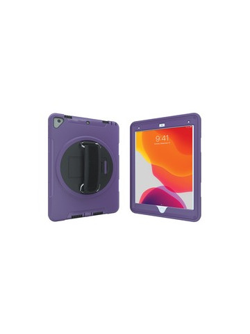 CTA Digital PAD&#45;PCGK10P Protective Case with Built&#45;in 360&#63; Rotatable Grip Kickstand for iPad
