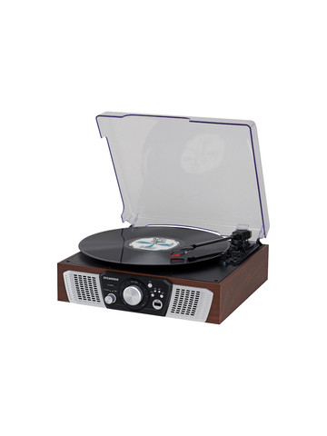 SYLVANIA SRC831 Turntable with 2 Built&#45;in Speakers & USB Playback