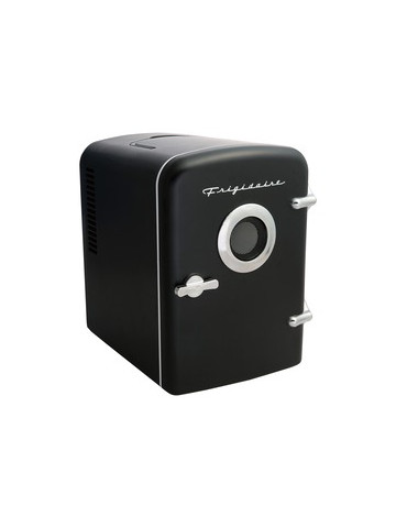 Frigidaire EFMIS151&#45;BLACK 6&#45;Can Retro Portable Beverage Refrigerator with Bluetooth Speaker