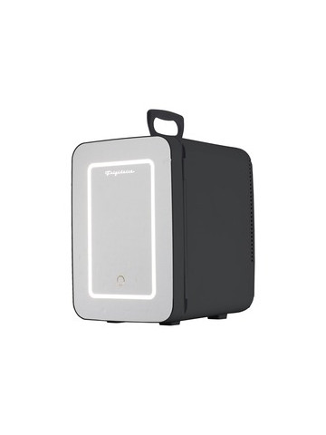 Frigidaire EFMIS170&#45;BLACK &#46;35 Cubic&#45;Foot 10&#45;Liter 15&#45;Can Mini Portable Personal Fridge with Lighted Mirror Door