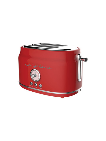 Frigidaire ETO102&#45;RED 2&#45;Slice 900&#45;Watt Retro Stainless Steel Toaster