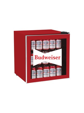 Budweiser MIS168BUD 1&#46;8 Cubic&#45;Foot Compact Refrigerator with Glass Door