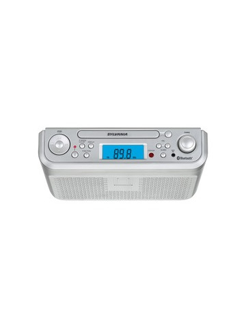 SYLVANIA SKCR2713 Under&#45;Cabinet Bluetooth CD Clock Radio
