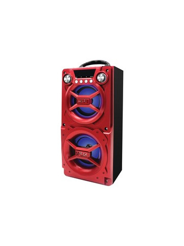 SYLVANIA SP328&#45;RED Bluetooth Speaker with Speakerphone