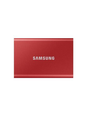 Samsung T7 Portable SSD 1TB Up to 1050 MB/s USB 3&#46;2 External Solid State Drive Red &#40;MU&#45;PC1T0R/AM&#41;