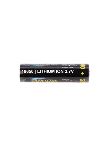 Ultralast UL1865-26-1P 2600 mAh 18650 Retail Blister-Carded Batteries Single Pack