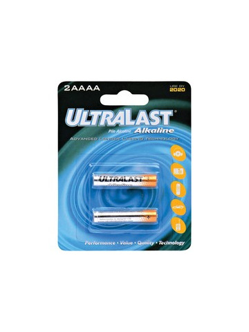 Ultralast UL2AAAA AAAA Alkaline Batteries 2 Pack