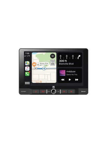 Dual DCPA901 9&#45;Inch Single&#45;DIN In&#45;Dash Digital Media Receiver with Bluetooth Android Auto and Wired Apple CarPlay