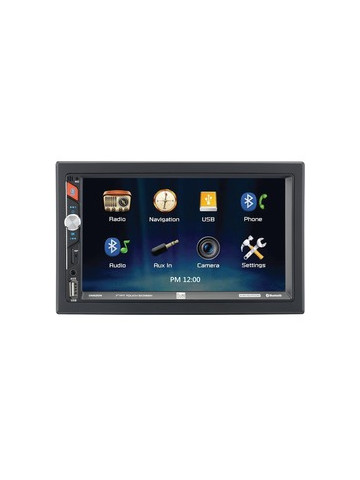 Dual DM620N 7&#45;Inch Double&#45;DIN In&#45;Dash Mechless Receiver with Built&#45;in Navigation and Bluetooth