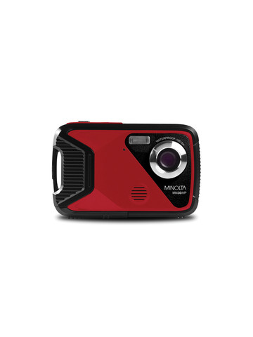 Minolta MN30WP-R MN30WP Waterproof 4x Digital Zoom 21 MP/1080p Digital Camera