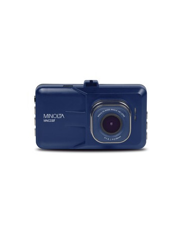 Minolta MNCD37&#45;BL MNCD37 1080p Full HD Dash Camera with 3&#45;Inch QVGA LCD Screen