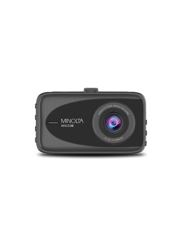 Minolta MNCD38&#45;BK MNCD38 1080p Full HD Dash Camera with 3&#45;Inch LCD Screen