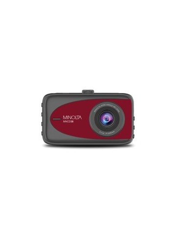 Minolta MNCD38&#45;R MNCD38 1080p Full HD Dash Camera with 3&#45;Inch LCD Screen