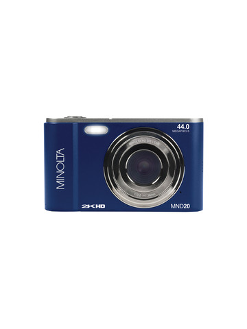 Minolta MND20-BL MND20 16x Digital Zoom 44 MP/2.7K Ultra HD Digital Camera