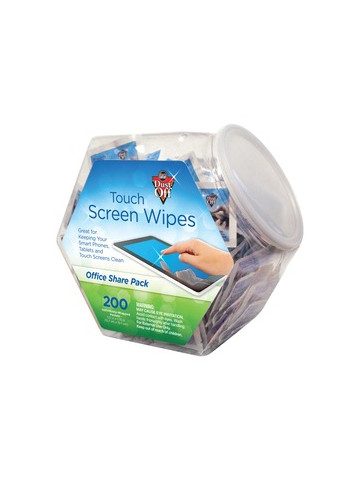 Dust&#45;Off DMHJ Touch Screen Wipes 200&#45;count