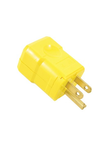 No Logo 5965Y//5256OVY Hippo Hinge MaxGrip 15-Amp 125-Volt 3-Wire M3 Straight-Blade Plug