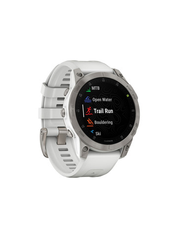 Garmin 010-02582-20 epix Gen 2 Active Smartwatch (White Titanium)