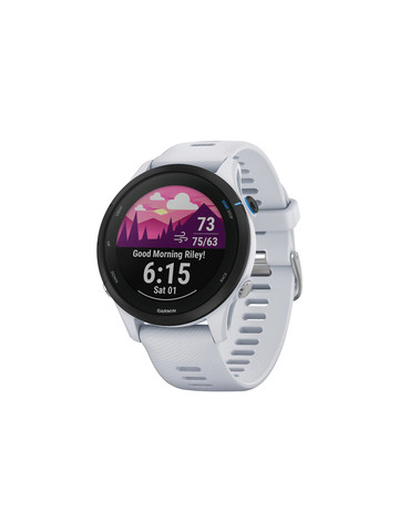 Garmin 010-02641-21 Forerunner 255 Music Running Smartwatch (Whitestone)