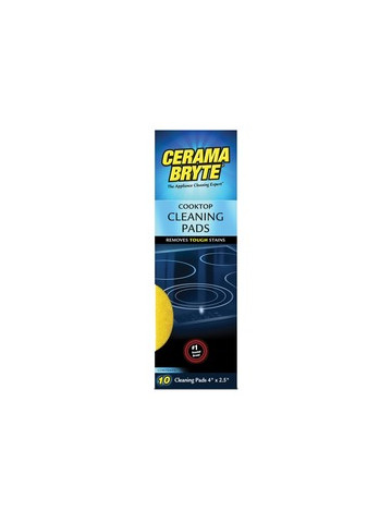 Cerama Bryte 29106 Ceramic Cooktop Cleaning Pads 10 Pack Appliance Cleaner