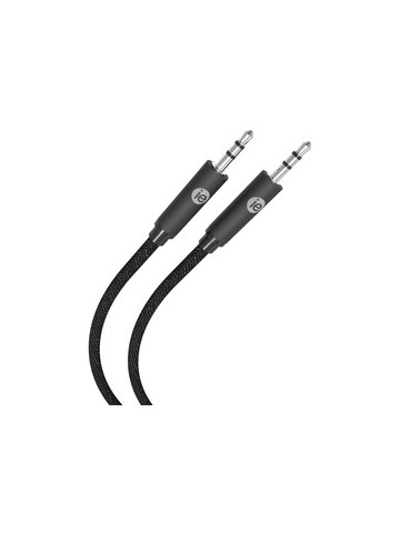 iEssentials IEN&#45;BC6AUX&#45;BK Braided Auxiliary Cable 6 Feet