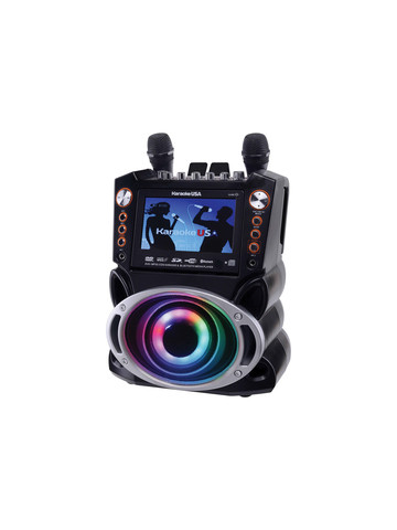 Karaoke USA GF946 DVD/CD&#43;G/MP3&#43;G Bluetooth 35&#45;Watt Karaoke System with 7&#45;Inch TFT Digital Color Screen LED