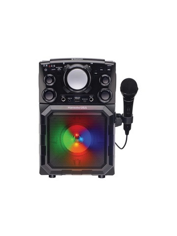 Karaoke USA GQ410 Portable MP3 Karaoke Player with Bluetooth PA and Built-In Battery