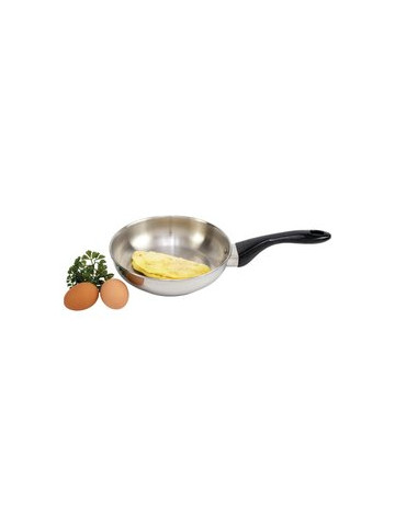 Precise Heat 8&#45;1/4&#34; 12&#45;Element T304 Stainless Steel Omelet Pan