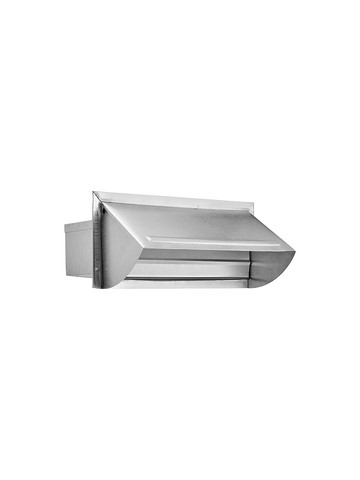 Lambro 106R 3.25-In. x 10-In. Aluminum Wall Cap