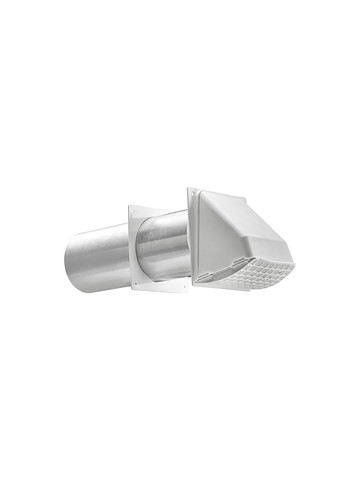 Lambro 224W 4-In. White Plastic Preferred Hood Vent