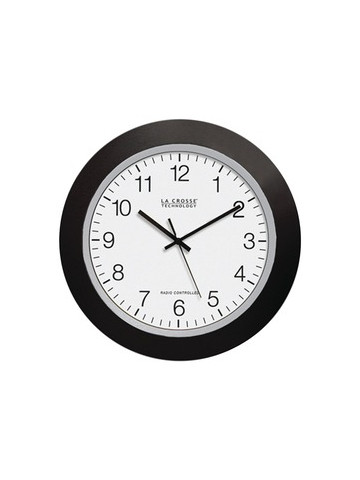 La Crosse Technology WT&#45;3129B 12 in Black Atomic Wall Clock