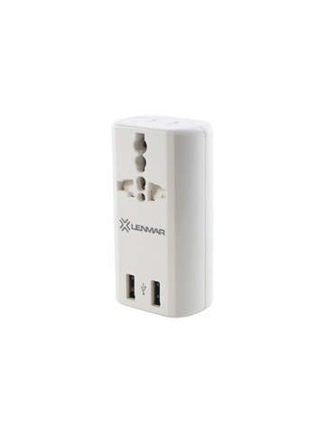 AC150USBW Ultra&#45;Compact All&#45;in&#45;One Travel Adapter with USB Port