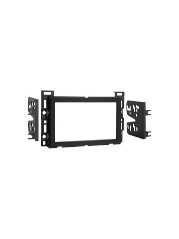Metra 95&#45;3302 Stacked ISO&#45;DIN/Double&#45;DIN Installation Multi Kit for 2004 through 2012 Chevrolet/Pontiac/Saturn