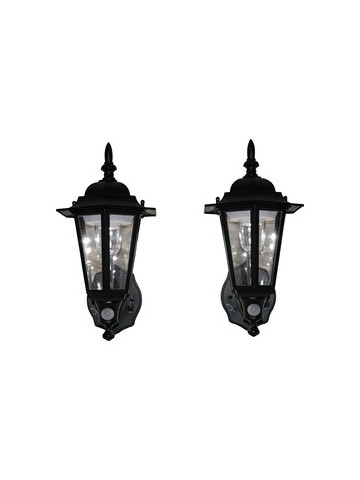 MAXSA Innovations 44719-2PACK Battery-Powered Motion-Activated Plastic LED Wall Sconce 2-Pack