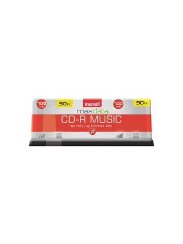 Maxell 625335 80&#45;Minute Music CD&#45;Rs 30&#45;ct Spindle