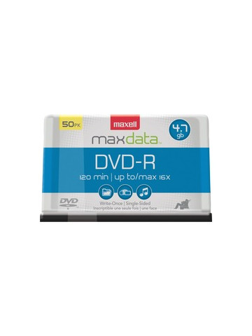 Maxell 638011 4.7GB 120-Minute DVD-Rs 50-ct Spindle