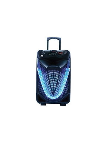 Naxa NDS&#45;1533 15&#45;Inch Bluetooth Portable Party System with Disco Light