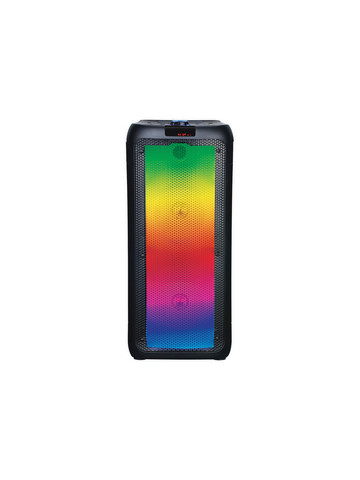 Naxa NDS&#45;8501 Sound Pro Dual 8&#45;Inch 4000&#45;Watt Portable Bluetooth Blaze Speakers with Full&#45;Glow Disco Lights and