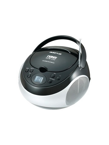 Naxa NPB252BK Portable CD/MP3 Player with AM/FM Stereo