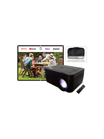 Naxa NVP&#45;2501C NVP&#45;2501C 150&#45;Inch Home Theater LCD Projector Combo with Built&#45;In DVD Player and Bluetooth