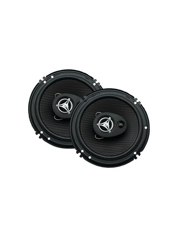 Power Acoustik EF&#45;653 Edge Series Coaxial Speakers 6&#46;5 in 3 Way 400 Watts max