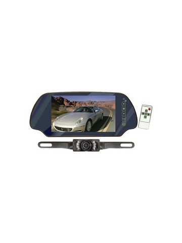 Pyle PLCM7200 7 in LCD Mirror Monitor/Backup Night Vision Camera Kit